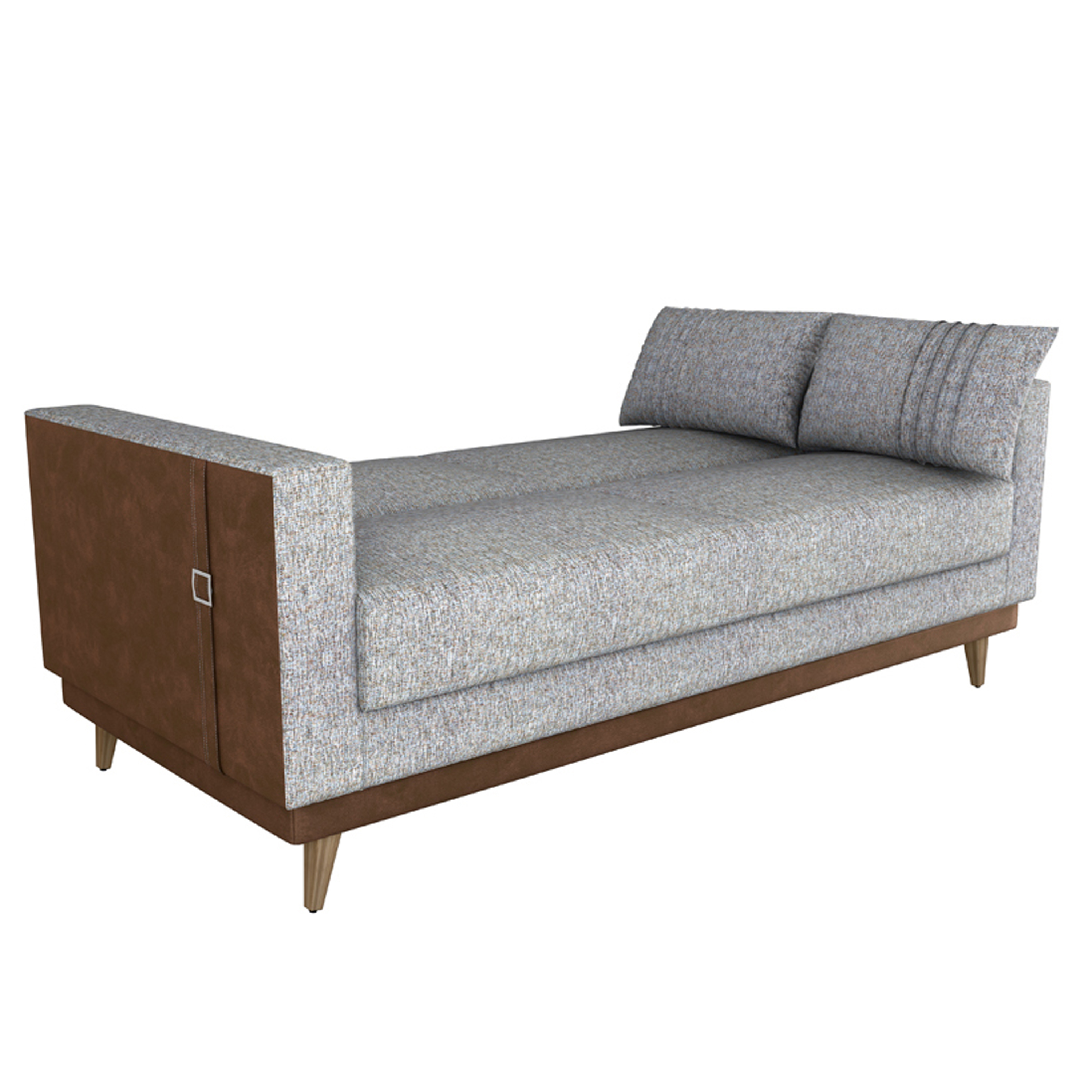 Sofa cama Esther Tecido: F-490 Plano milenum