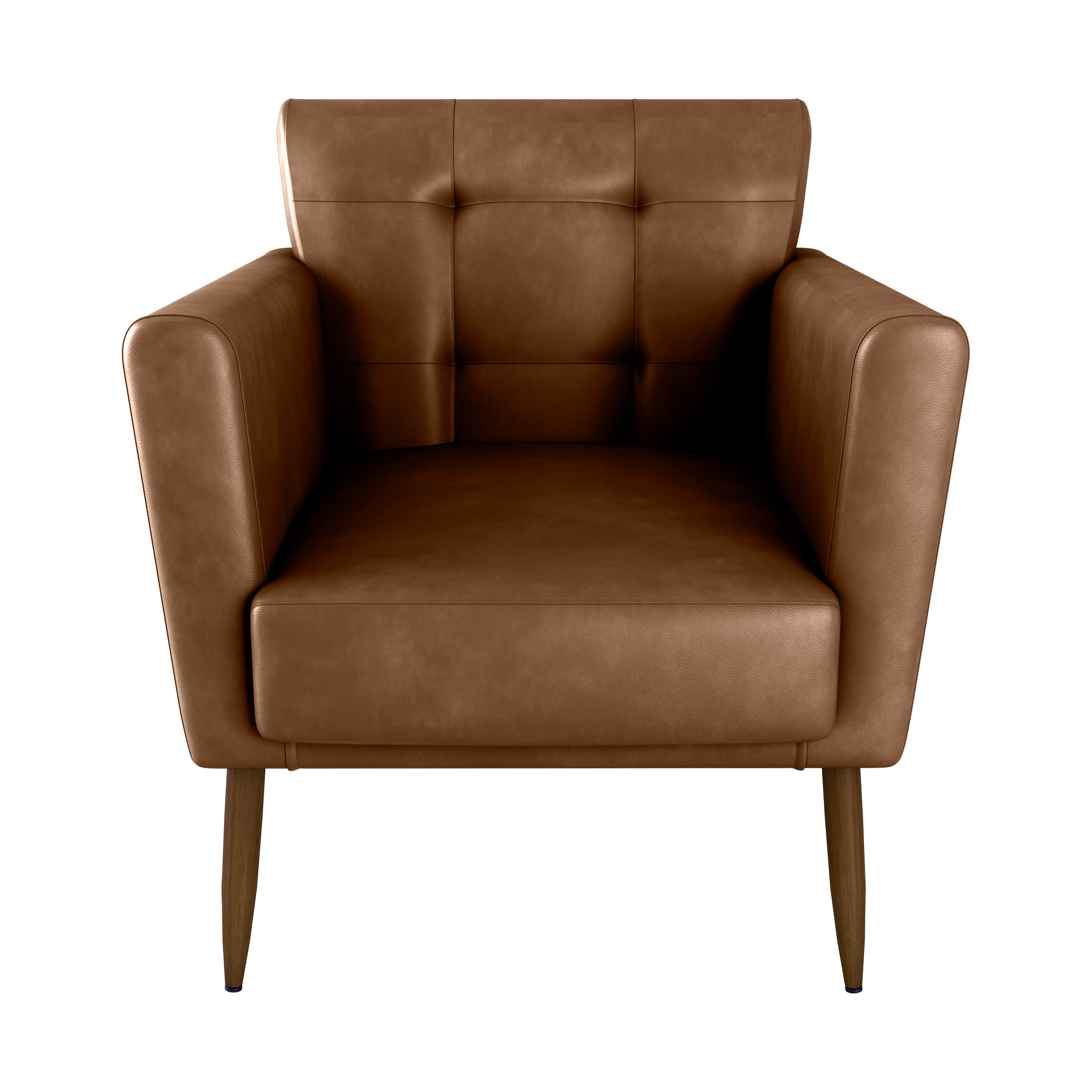 Poltrona decorativa Cancun Tecido: L-482 Frankfurt montana