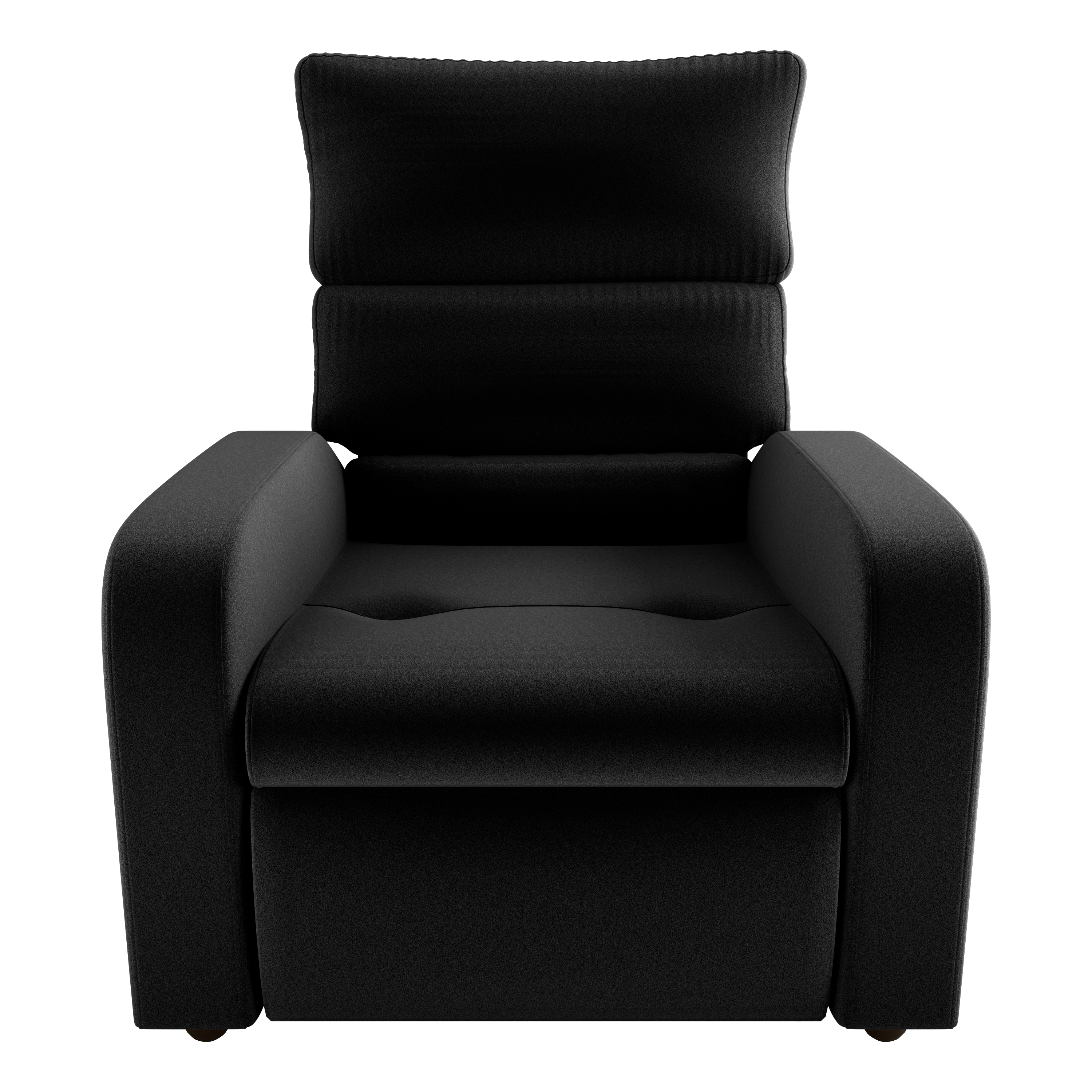 Poltrona reclinavel Kwid Tecido: F-451 Veludo inca