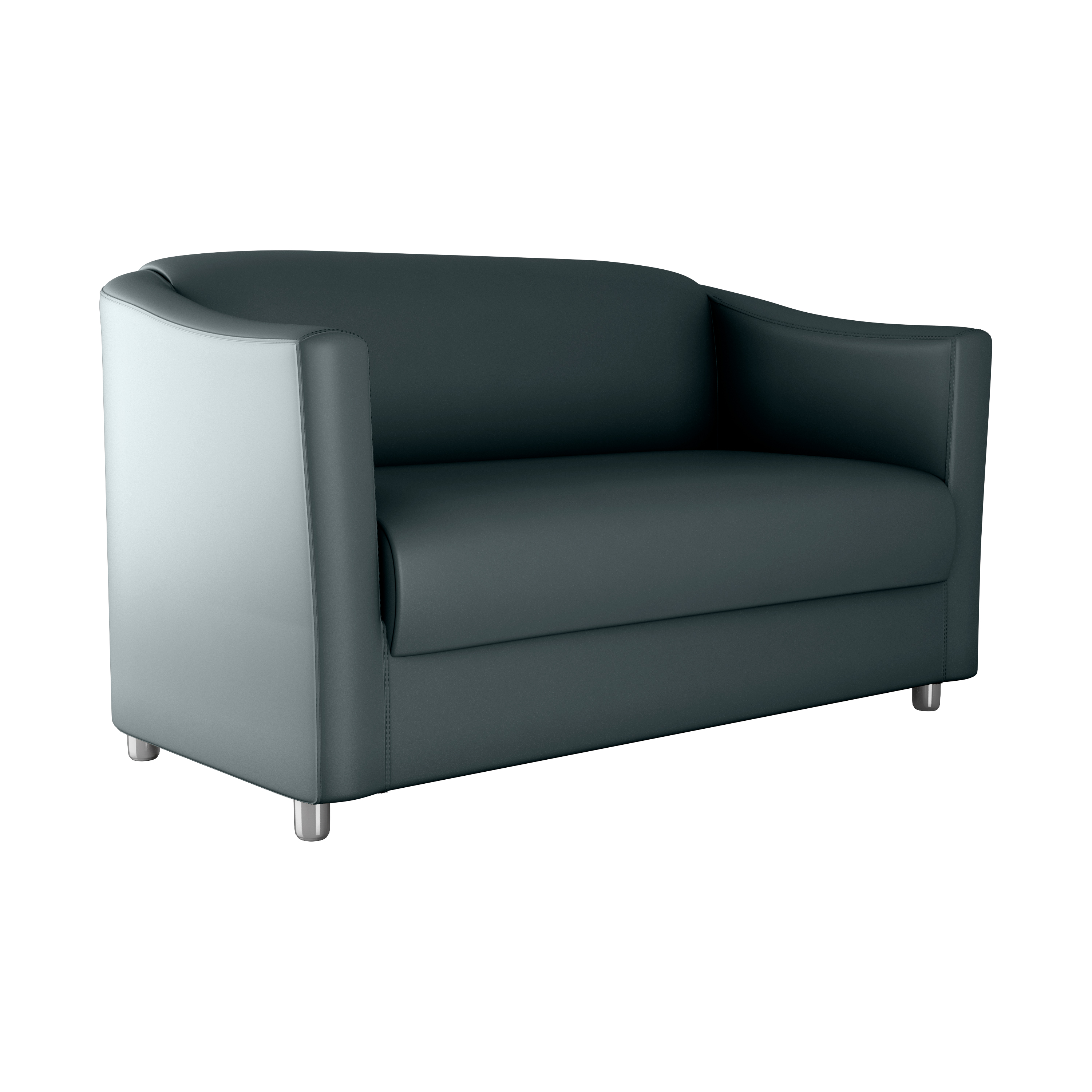 Poltrona decorativa Bia 2 lugares Tecido: F-296 Corano