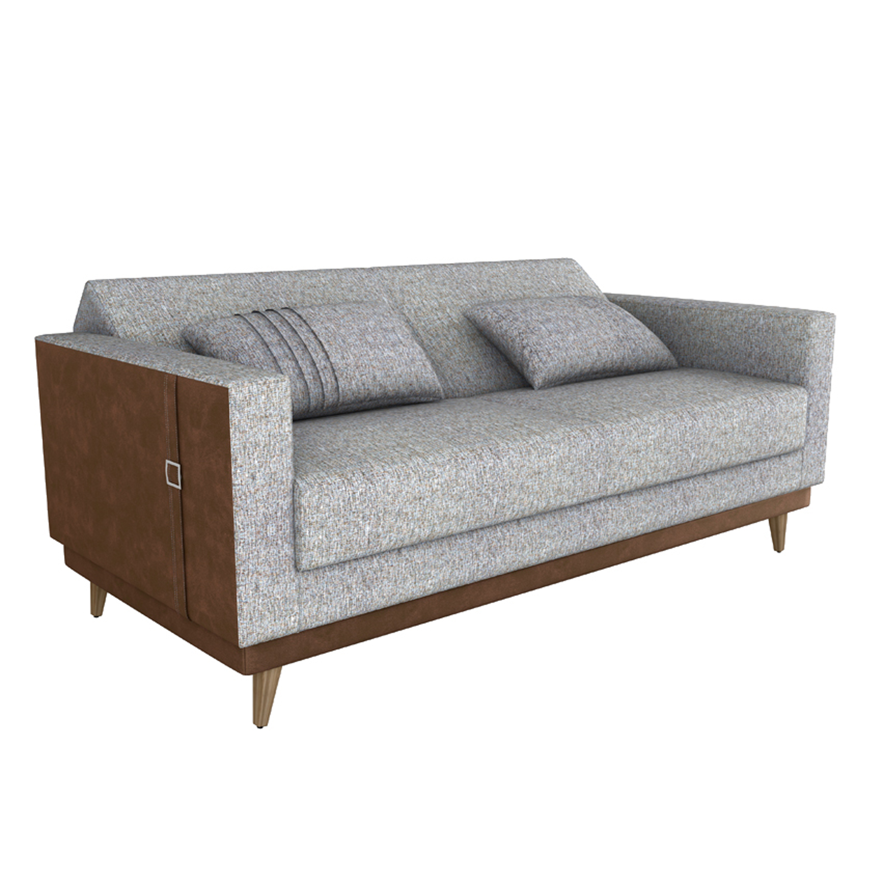 Sofa cama Esther Tecido: F-490 Plano milenum