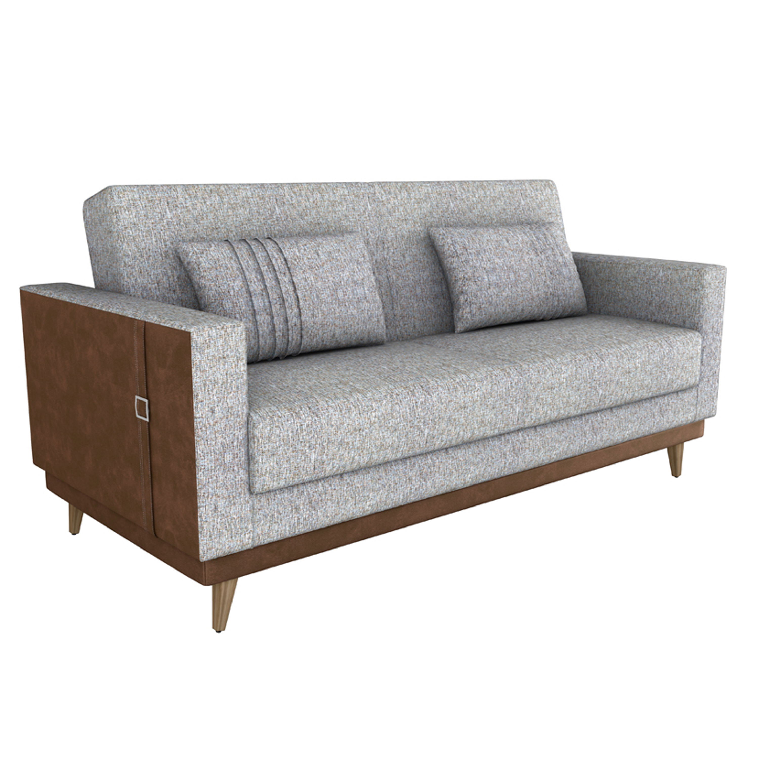 Sofa cama Esther Tecido: F-490 Plano milenum