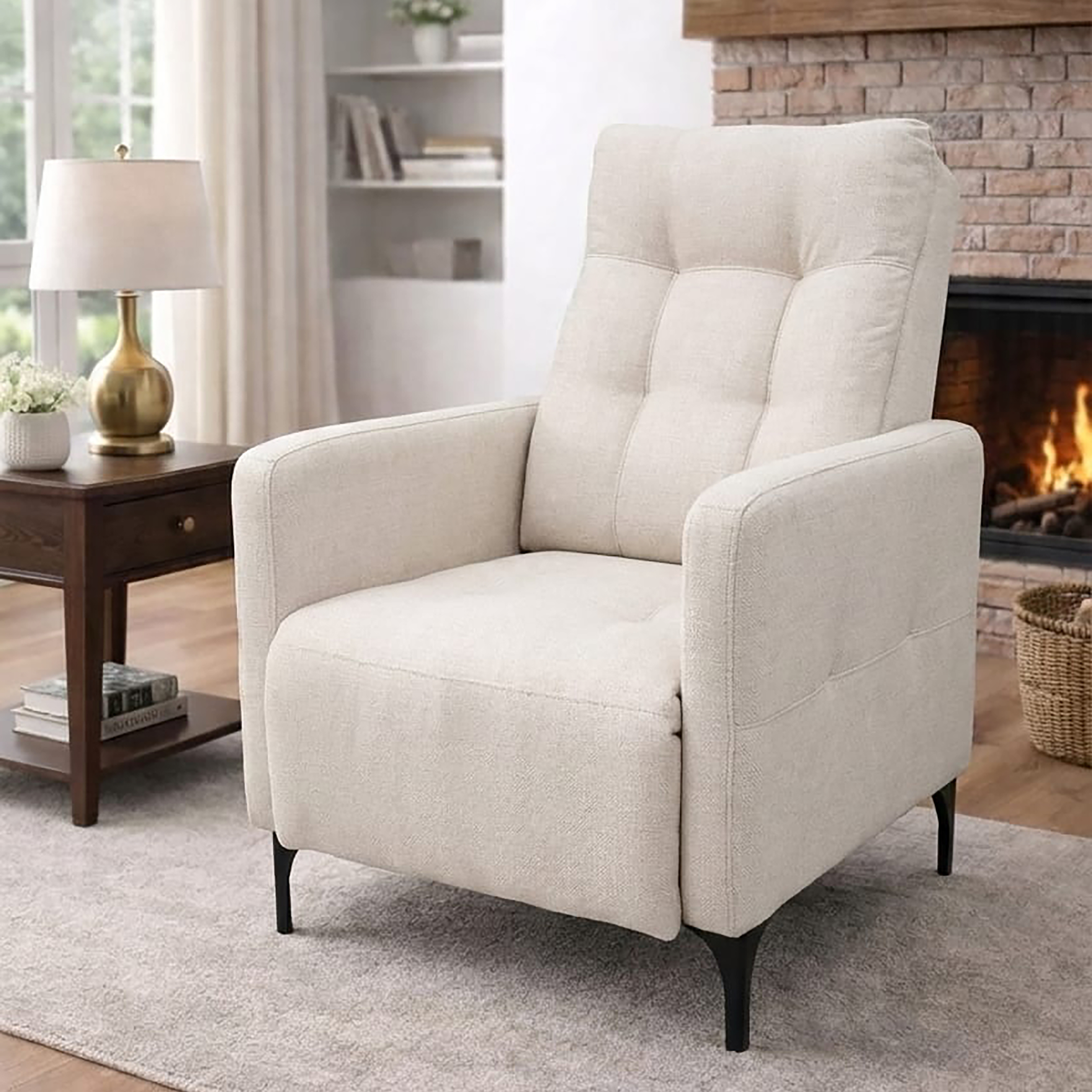 Poltrona reclinavel Fit Tecido: F-492 Bouclê