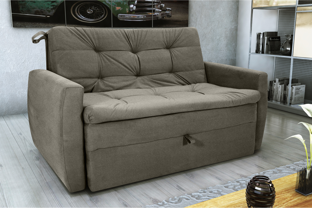 Sofa cama Meg Tecido: F-444 Veludo turkey