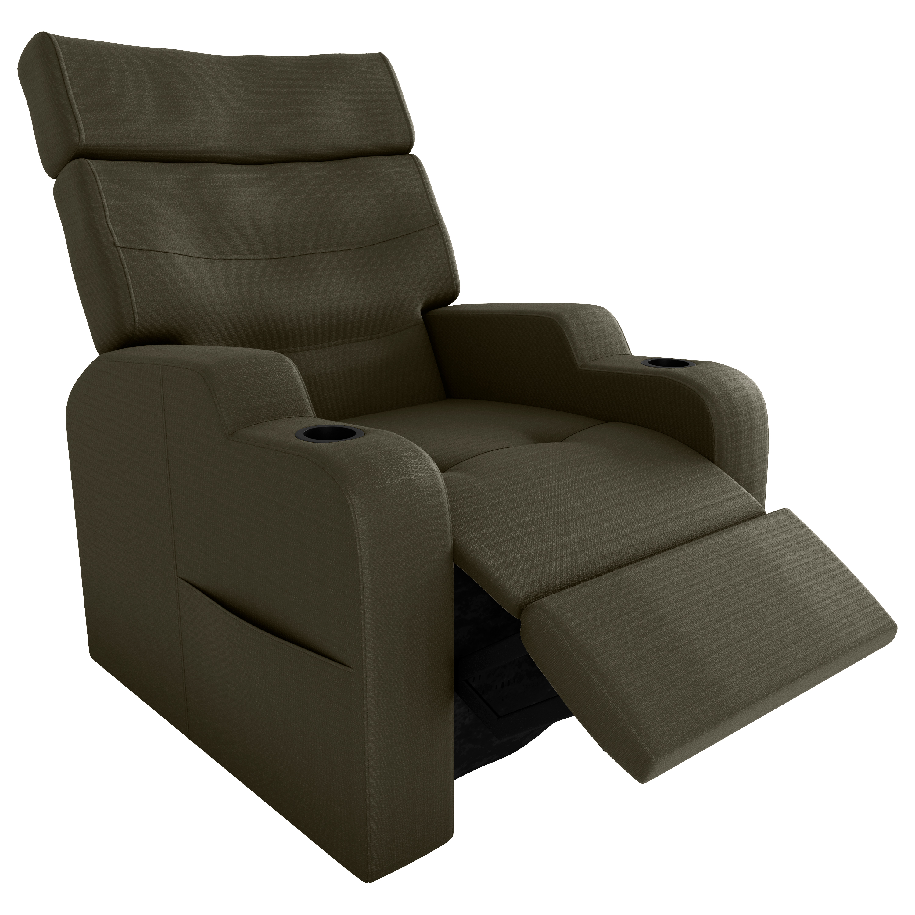 Poltrona reclinavel Toro Tecido: F-444 Veludo turkey