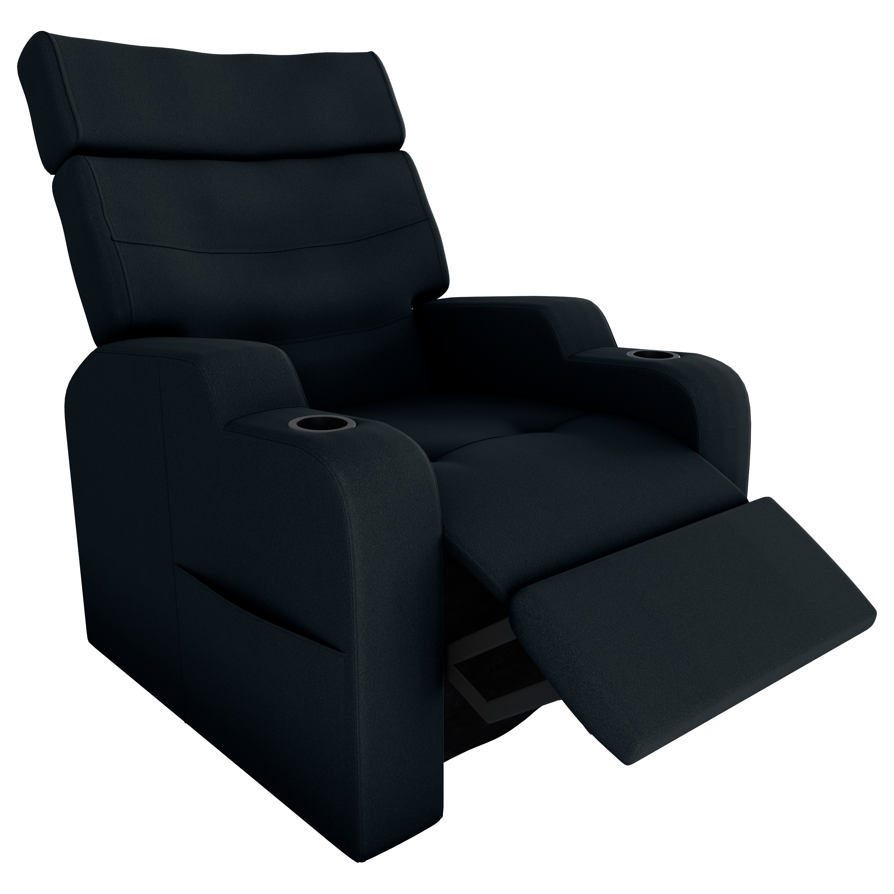 Poltrona reclinavel Toro Tecido: F-451 Veludo inca