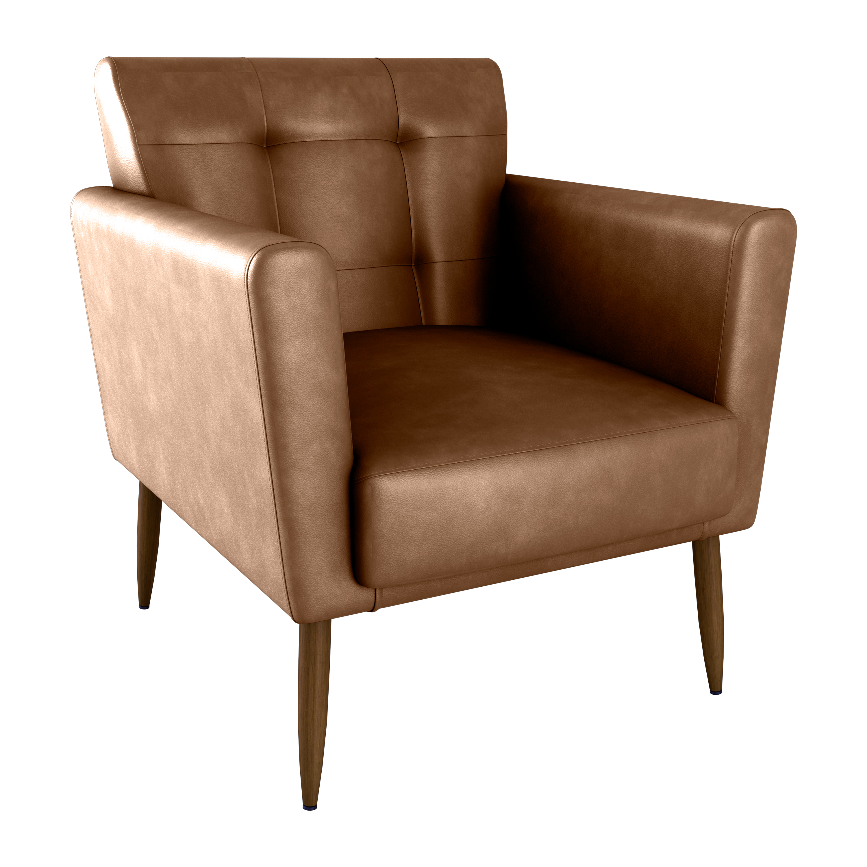 Poltrona decorativa Cancun Tecido: L-482 Frankfurt montana