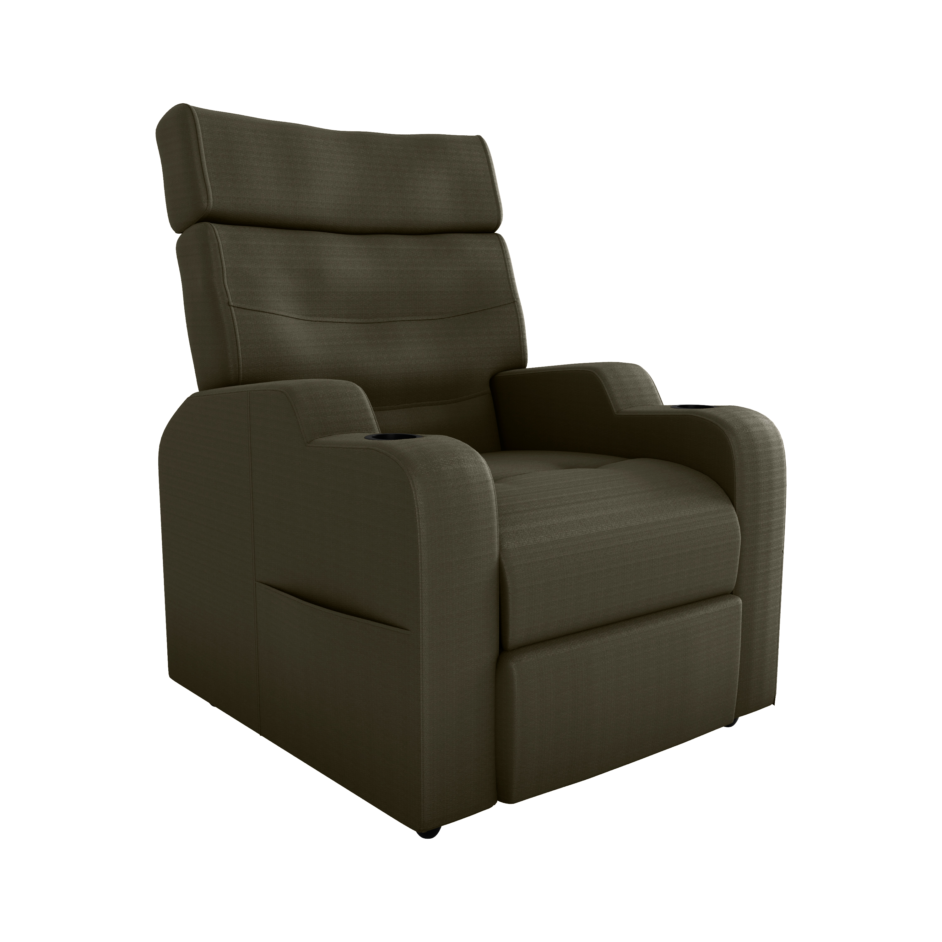 Poltrona reclinavel Toro Tecido: F-444 Veludo turkey