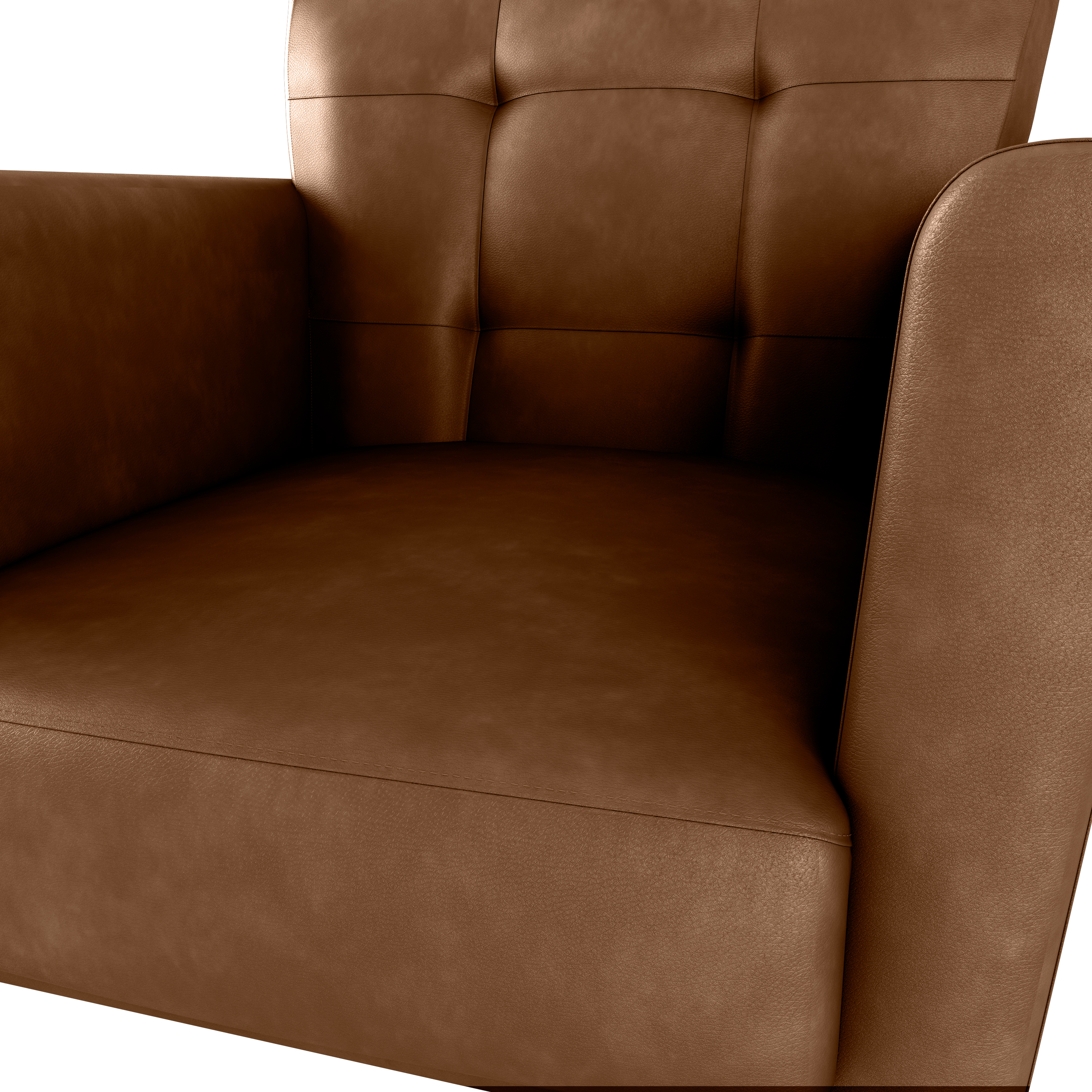 Poltrona decorativa Cancun Tecido: L-482 Frankfurt montana