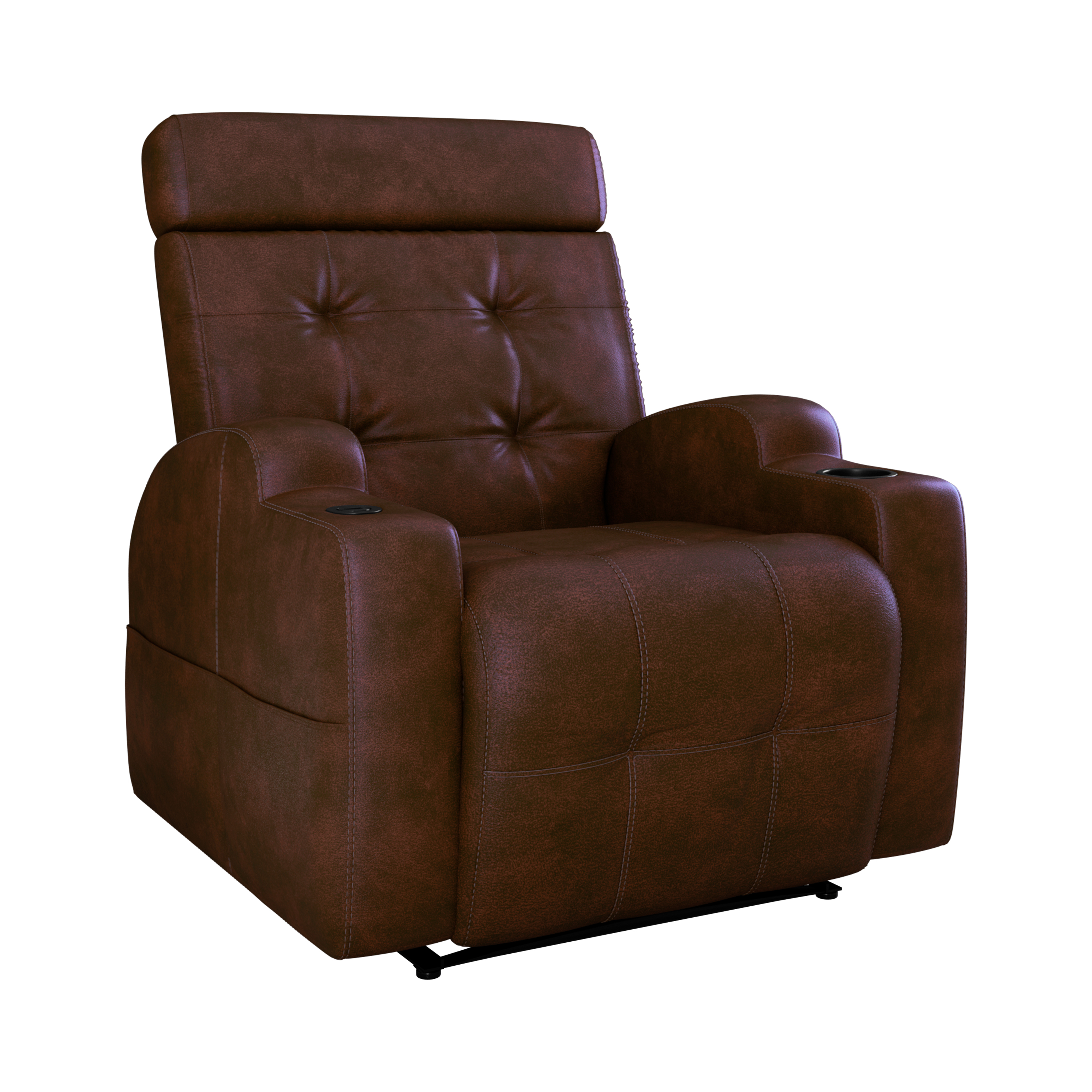 Poltrona de reclinagem automatica Cherokee Tecido: L-482 Frankfurt montana