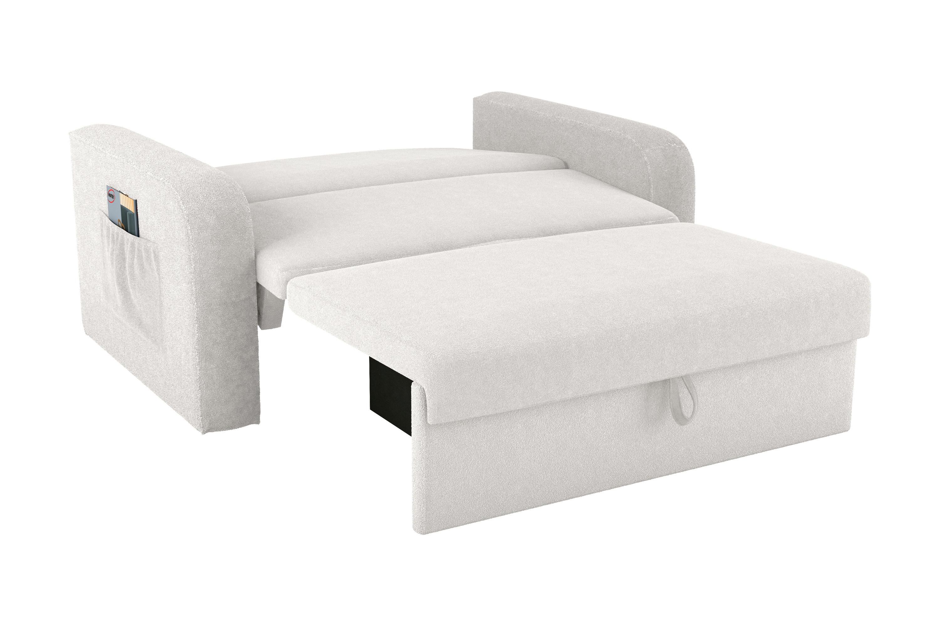 Sofa cama Daiane Tecido: F-492 Bouclê