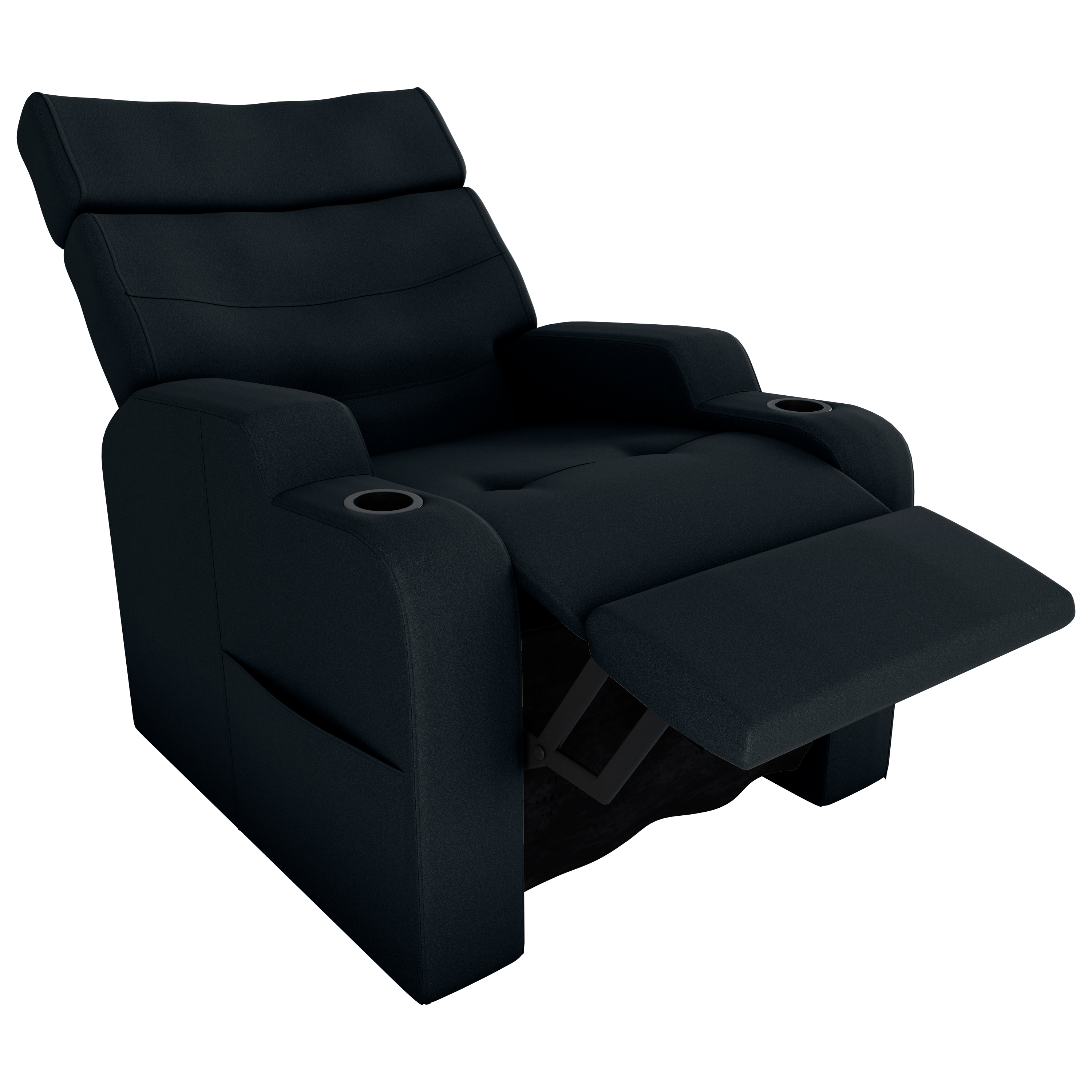 Poltrona reclinavel Toro Tecido: F-451 Veludo inca