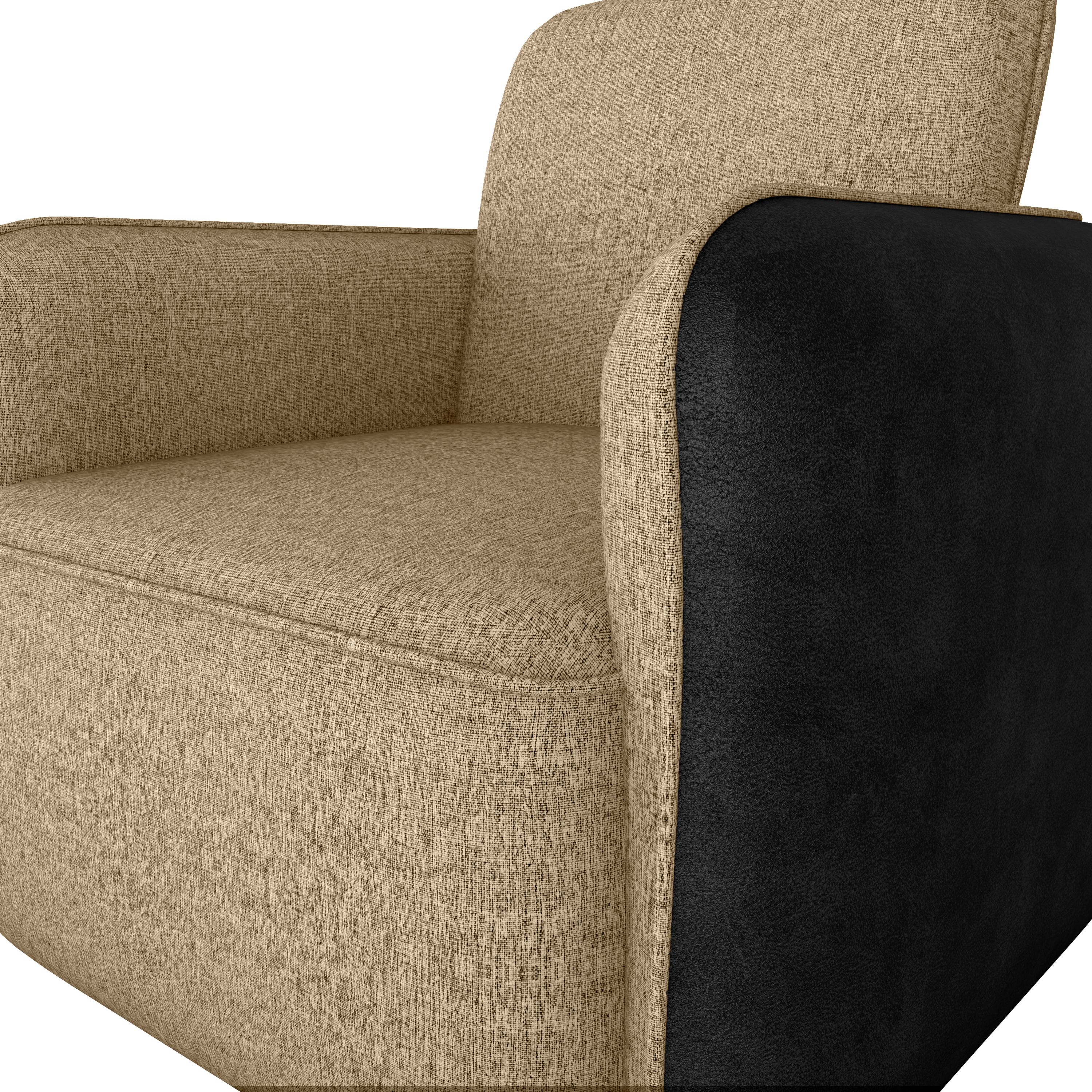 Poltrona decorativa Zurique Tecido: E-486 Vancouver linen