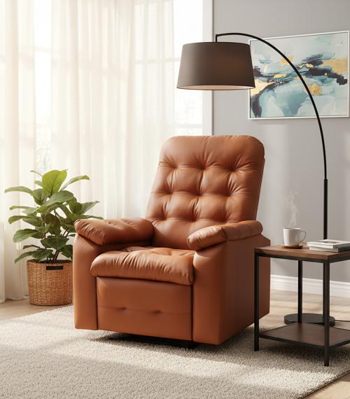 Poltrona reclinavel Bugatti Tecido: L-527 Novo