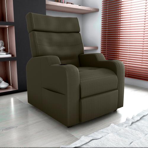 Poltrona reclinavel Toro Tecido: F-444 Veludo turkey